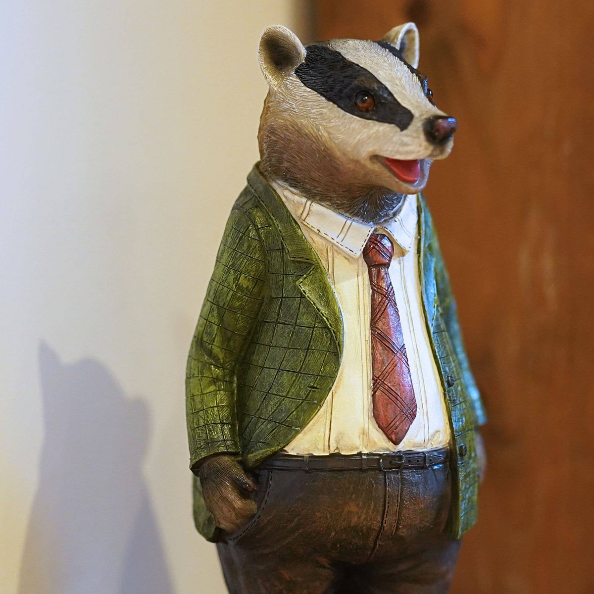 Mr Badger Resin Sculpture Wind in the Willows Outdoor Statue
