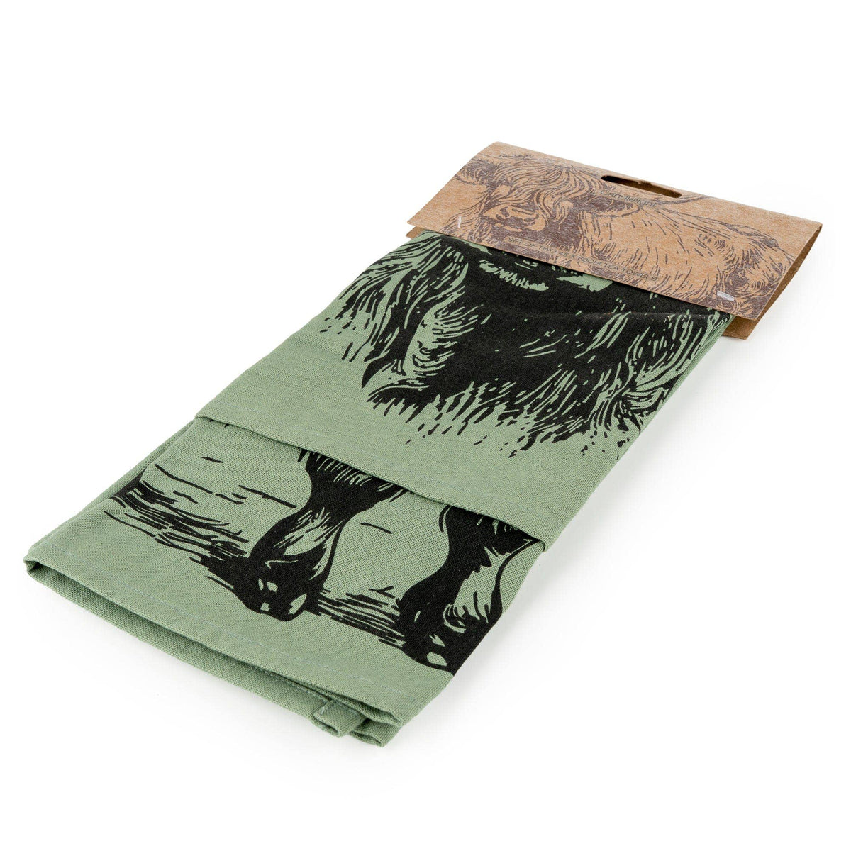 Set of 2 Tea Towels - Highland Cow