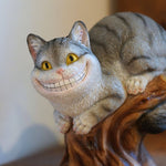 Cheshire Cat Resin Ornament Garden Alice in Wonderland Statu