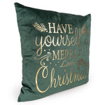 Square Velvet Cushion – “Have Yourself a Merry Little Christmas” 1pk