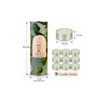 9 Pack Tealights - Mint Leaf & Eucalyptus