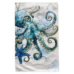Blue Octopus Tea Towel