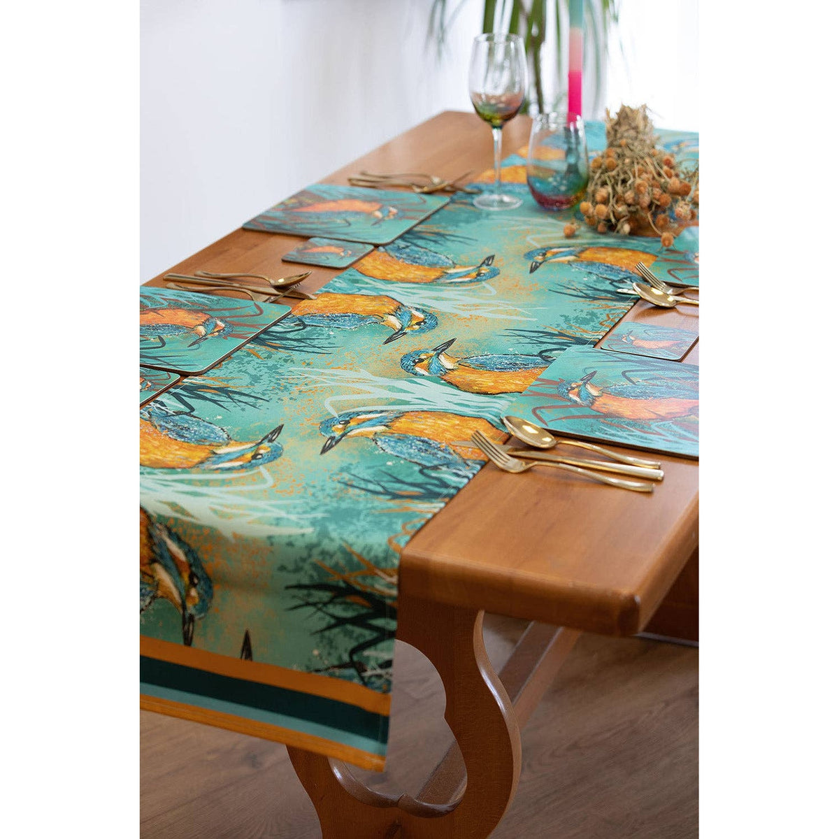 Kingfisher Table Runner