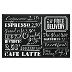 Coffee Menu Placemat – Vintage Café Design